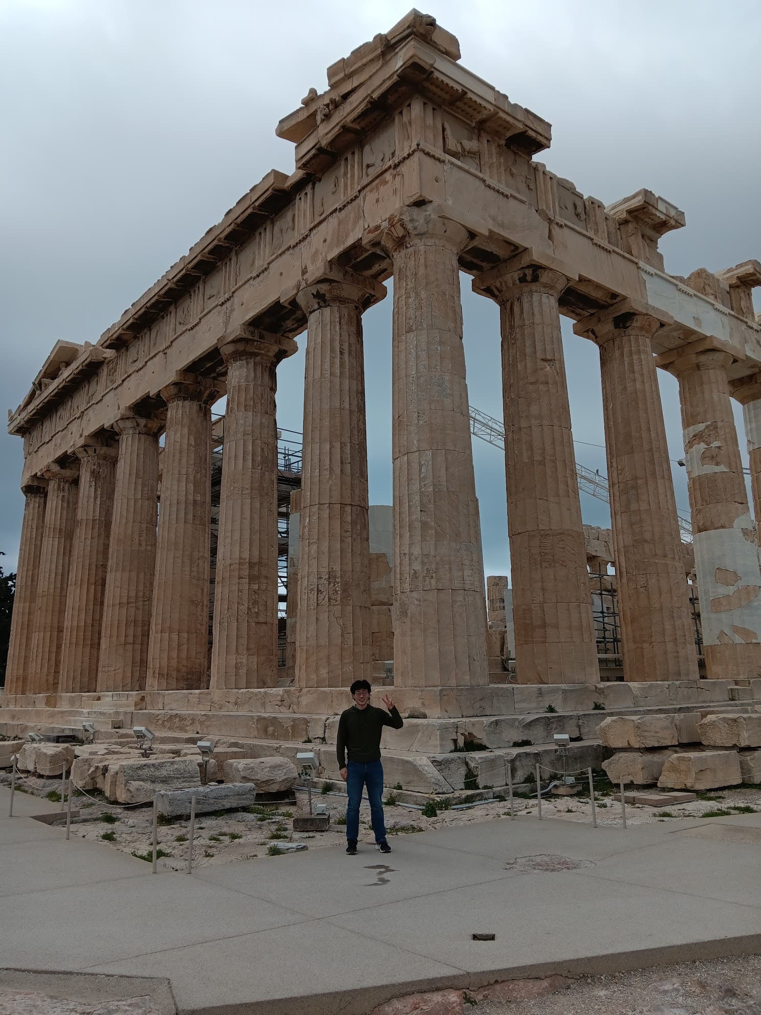 The Parthenon in Athens, Greece